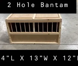 #2 2 Hole Bantam